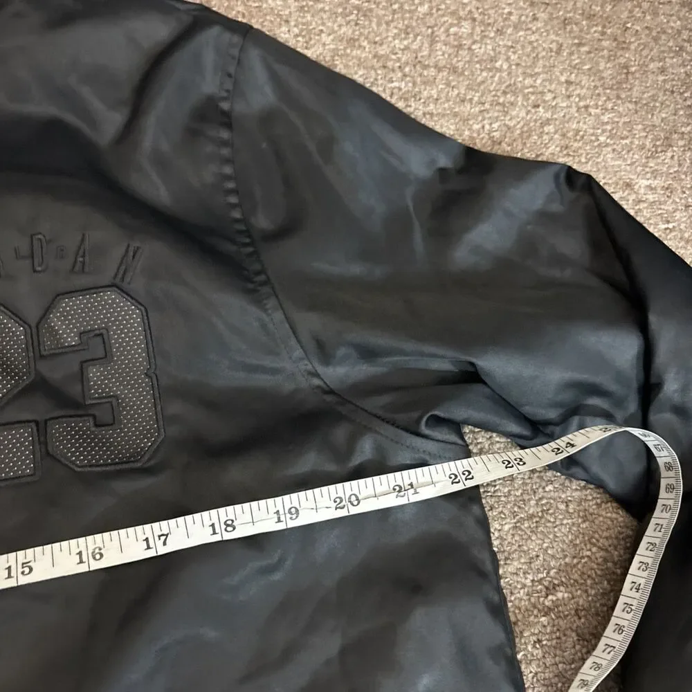 Air Jordan 23 Varsity Jacket Black Basketball Patch Men’s L 833918-010